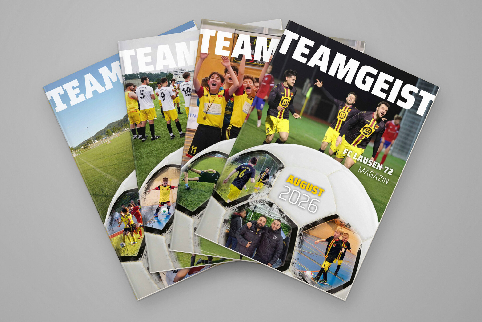 Teamgeist – Vereinsmagazin für FC Lausen 72