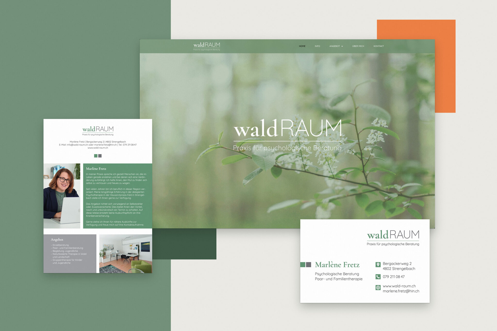 Waldraum – Praxis-Branding für Waldraum